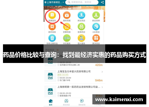 药品价格比较与查询：找到最经济实惠的药品购买方式